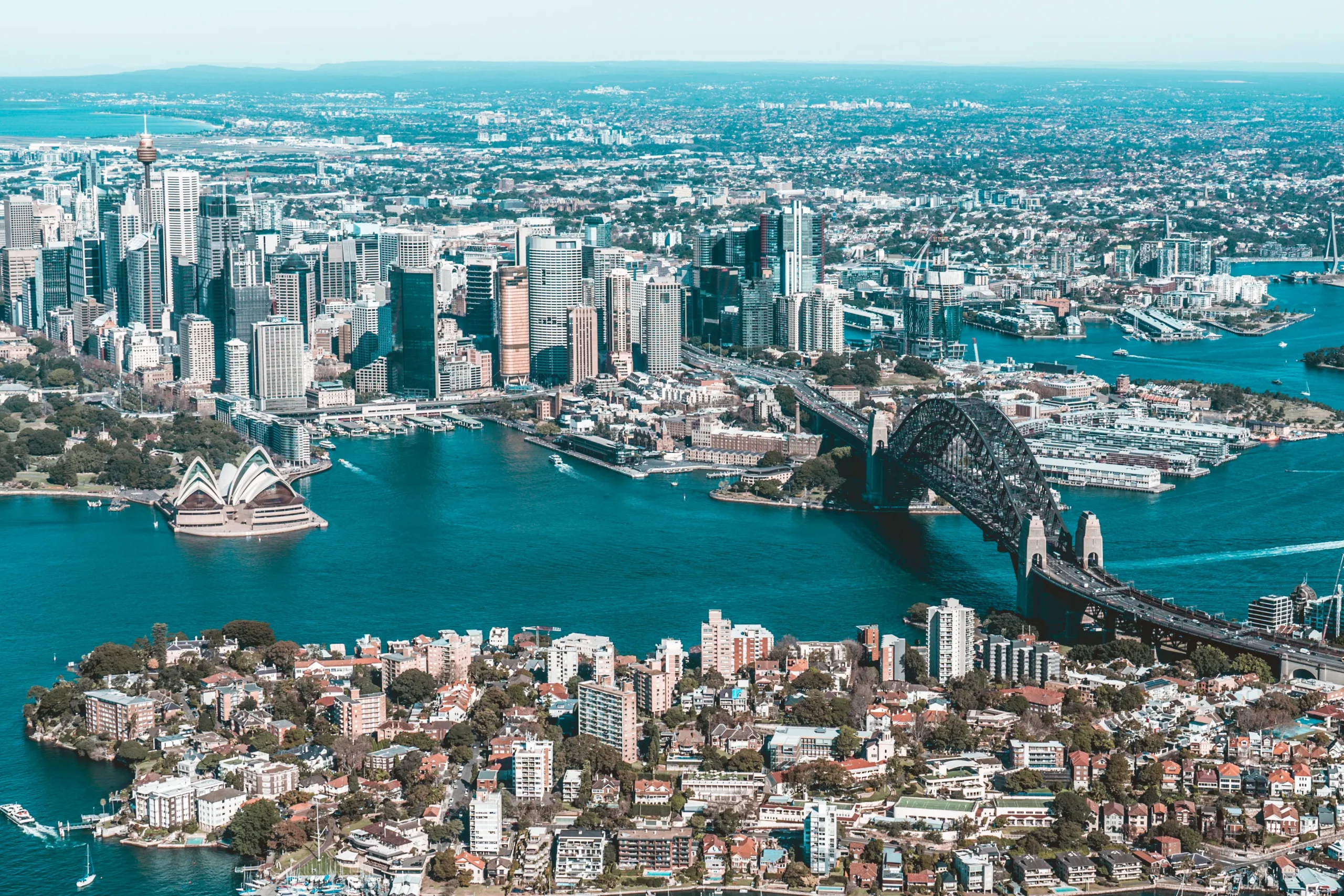 Sydney, Australia - Sydney Opera House and harbour